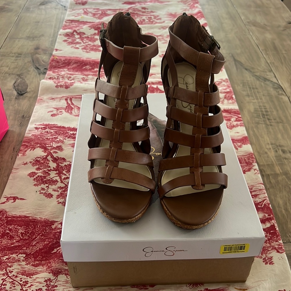 Jessica Simpson Wedges Barely Worn